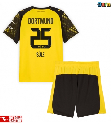 Borussia Dortmund Niklas Sule #25 Hemmatröja Barn 2025-26 Kortärmad (+ Korta byxor)